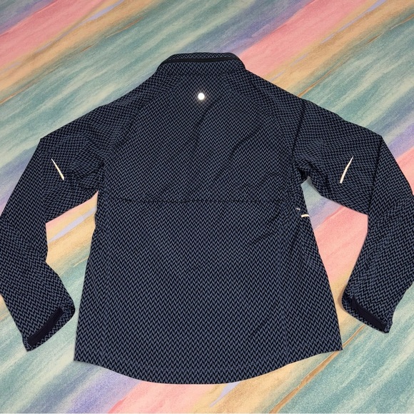 Lululemon Men’s Surge Jacket Saint James Tweed Iron Blue Black Size M - Picture 8 of 12